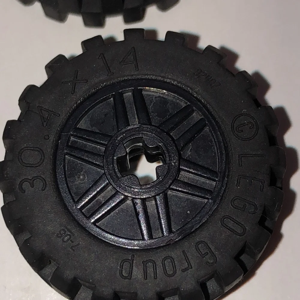 LEGO Tires Large LEGO Wheels LEGO Rubber Tires with gray rims  #9 big LEGO TIRES